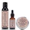 Beard Grooming Care Kit for Men by Skully's Beard Oil | Beard Oil (1oz), Conditioning Beard Balm (2oz), Beard & Body Wash (4oz) (Timber-Warm Amber Scented) view 2