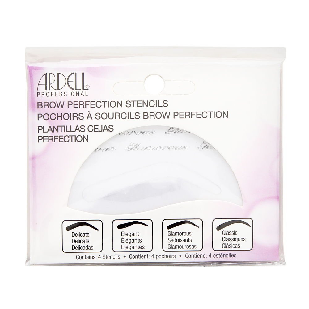 Ardell Brow Perfection Stencils 4 Stencils Black