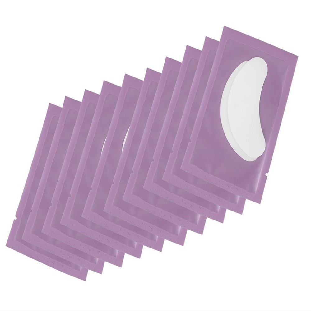 Xiaoyu 10 Pairs Professional Lint Free Under Eye Gel Pad Patches for Eyelash Extensions