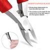 BEZOX Ingrown Nail Clippers - Precision Thick Toenail Clipper for Ingrown and Curly Nails, Comfort Grip Fingernail Clipper, Ergonomic Handle Toenail Scissors for Seniors view 2
