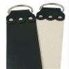 West Coast Shaving 3" Strop, Latigo Leather and Linen, Black view 2