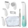 Remington Smooth & Silky Body & Bikini Kit, Cordless bikini trimmer and shaver for women, Waterproof for grooming in the shower, White/Green view 1