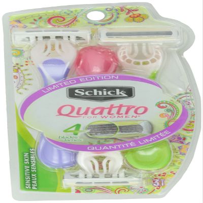 Schick Quattro for Women Disposable Razors 3 ct