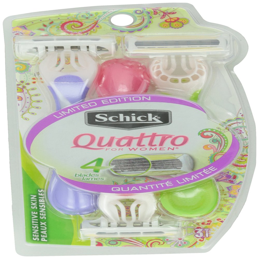 Schick Quattro for Women Disposable Razors 3 ct