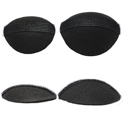 4Pcs Women's Bump It up Volume Hair Base Styling Insert Tool Do Beehive Hair Styler Accessories (2 Small, 2 Large)