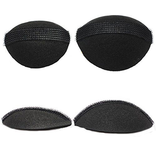 4Pcs Women's Bump It up Volume Hair Base Styling Insert Tool Do Beehive Hair Styler Accessories (2 Small, 2 Large)