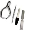 4 Piece Manicure and Pedicure Set. Made from 100% Stainless Steel with Crome Finishing Perfectly Suitable for All Types of Nails view 2