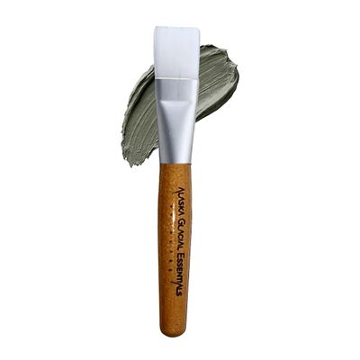 Alaska Glacial Face Mask Brush Applicator Tool | Soft Nylon Bristles & Bamboo Handle | Easy to Clean, No Mess | Skincare Brush for Mud, Clay & Cream Masks