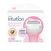 Schick Intuition Refill, Advanced Moisture Razors for Women | Intuition Razor Blades Refill with Organic Shea Butter, 6 Count (Pack of 1) view 1