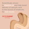 Neutrogena SkinClearing Oil-Free Acne and Blemish Fighting Liquid Foundation with.5% Salicylic Acid Acne Medicine, Shine Controlling Makeup for Acne Prone Skin, 30 Buff, 1 fl. oz view 3