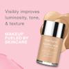 Neutrogena Healthy Skin Liquid Foundation Makeup with Broad Spectrum SPF 20 Sunscreen, Lightweight, Medium Coverage Makeup with Sunscreen and Pro-Vitamin B5, Nude 40, 1 fl. oz view 2