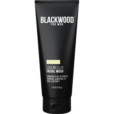 Blackwood For Men Cooling Clay Facial Wash, Acne Blackhead Cleanser, 7.41oz