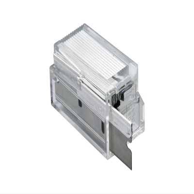 CRL Plastic Dispenser with Single Edge Razor Blades in a 10 Pack