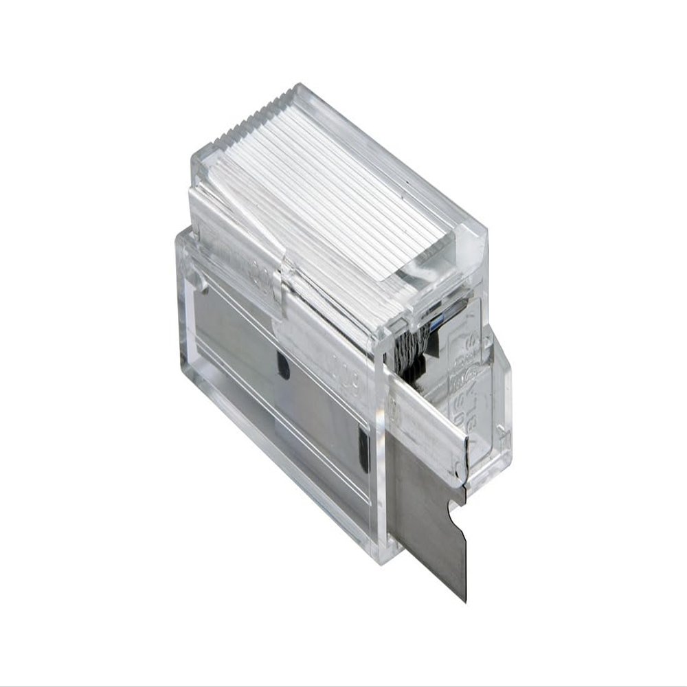 CRL Plastic Dispenser with Single Edge Razor Blades in a 10 Pack