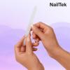 Nail Tek Crystal File - Glass Nail File with Case, Durable and Gentle for Healthy Nails and Cuticles - Travel-Friendly Design, Fuchsia, Medium 5" view 4