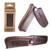 BEARD & BATES The Sandalwood Switchblade - The Original Folding Wooden Beard Hair Comb | Boutique, Artisan Crafted, Los Angeles view 1