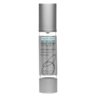 Brocato Shine Drops Smoothing Serum, 1 Oz | Shine Enhancer for Dry, Damaged Hair & Skin | Anti Frizz Control & Radiance & Luminosity Enhancing Serum with Organic Jojoba Oil