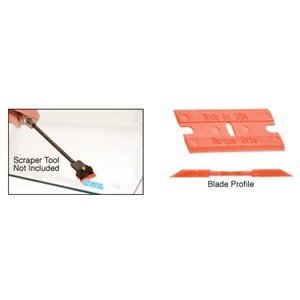 CRL Plastic Double-Edged Razor Blades 100 Pack