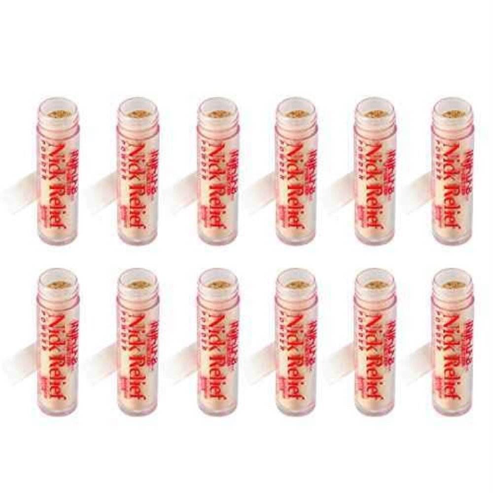 Infalab Nick Relief Styptic Powder, 12 Count