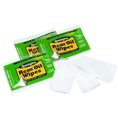 Remington Remington Oil Wipes, 12 Count 6in. X 8in.
