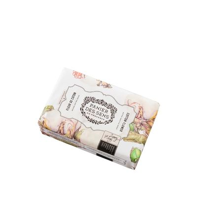 Panier des Sens The Authentic Shea Butter Soap Cotton Flower, 7 Ounce