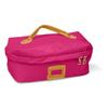 Lazzari Fuchsia Square Small Makeup Bag - Beauty Make-up Case view 1