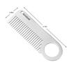 Airisland Stainless Steel Keychain Comb Small Pocket Comb Mini Anti-static Beard Mustache Comb 3.15 inches view 2