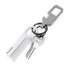 Airisland Stainless Steel Keychain Comb Small Pocket Comb Mini Anti-static Beard Mustache Comb 3.15 inches view 3