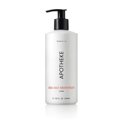 APOTHEKE Scented Hand & Body Lotion, Sea Salt Grapefruit - 10 Fl Oz Nourishing Body Moisturizer Cream for Dry Skin - Gentle Daily Skincare for Men & Women with Natural Ingredients, All Skin Types