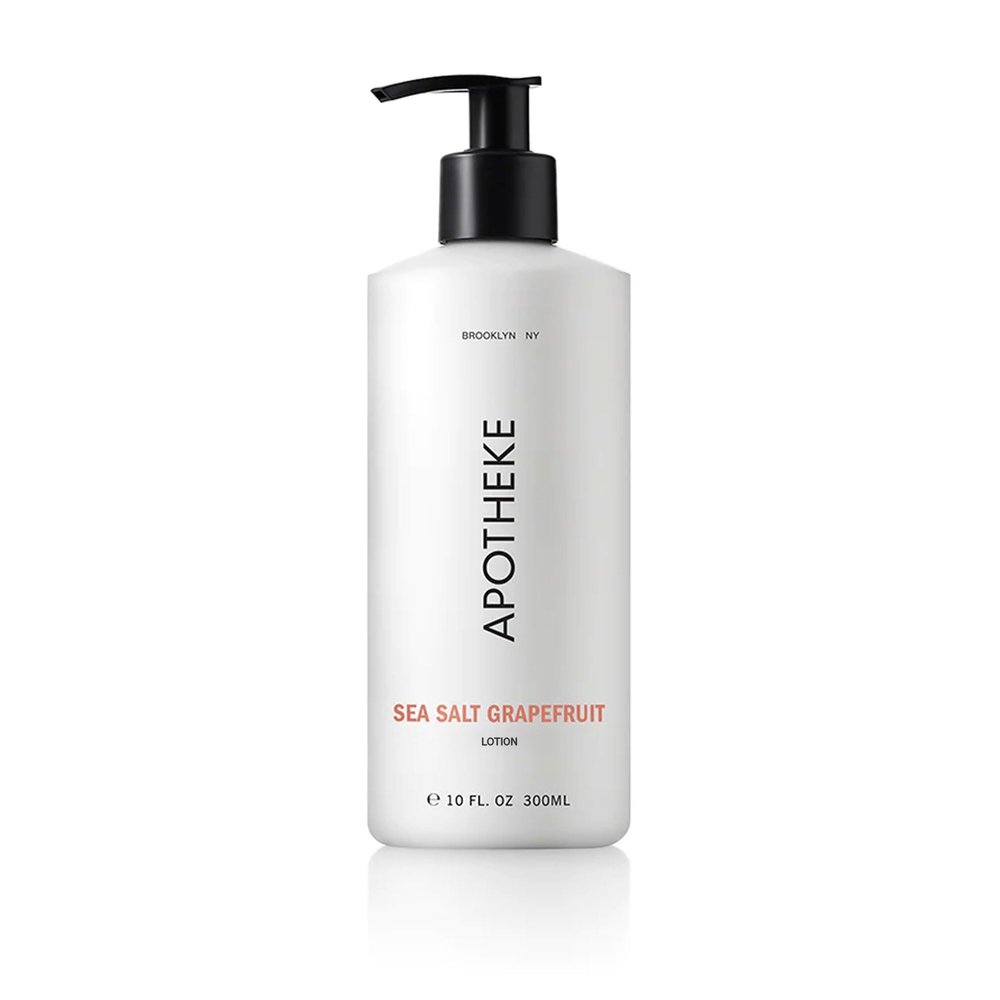 APOTHEKE Scented Hand & Body Lotion, Sea Salt Grapefruit - 10 Fl Oz Nourishing Body Moisturizer Cream for Dry Skin - Gentle Daily Skincare for Men & Women with Natural Ingredients, All Skin Types