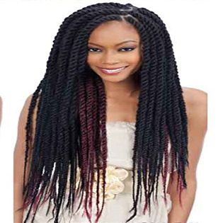 New Born Free Synthetic Drawstring Ponytail Large Size Afro Puff: EFFY D/S Item #0271 (Color 1 Jet Black)