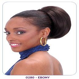 New born free Synthetic Hair Ponytail: 0280 Ebony D/S