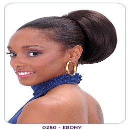 New born free Synthetic Hair Ponytail: 0280 Ebony D/S