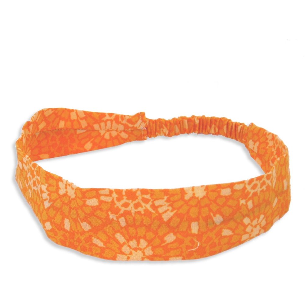 Orange Burst Fabric Headband