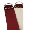 West Coast Shaving 3" Strop, Latigo Leather and Linen, Mahogany view 2