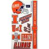 Illinois Fighting Illini Temporary Tattoos- view 1