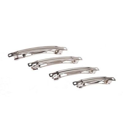Package of 12 - 70mm Metal Hair Barrettes