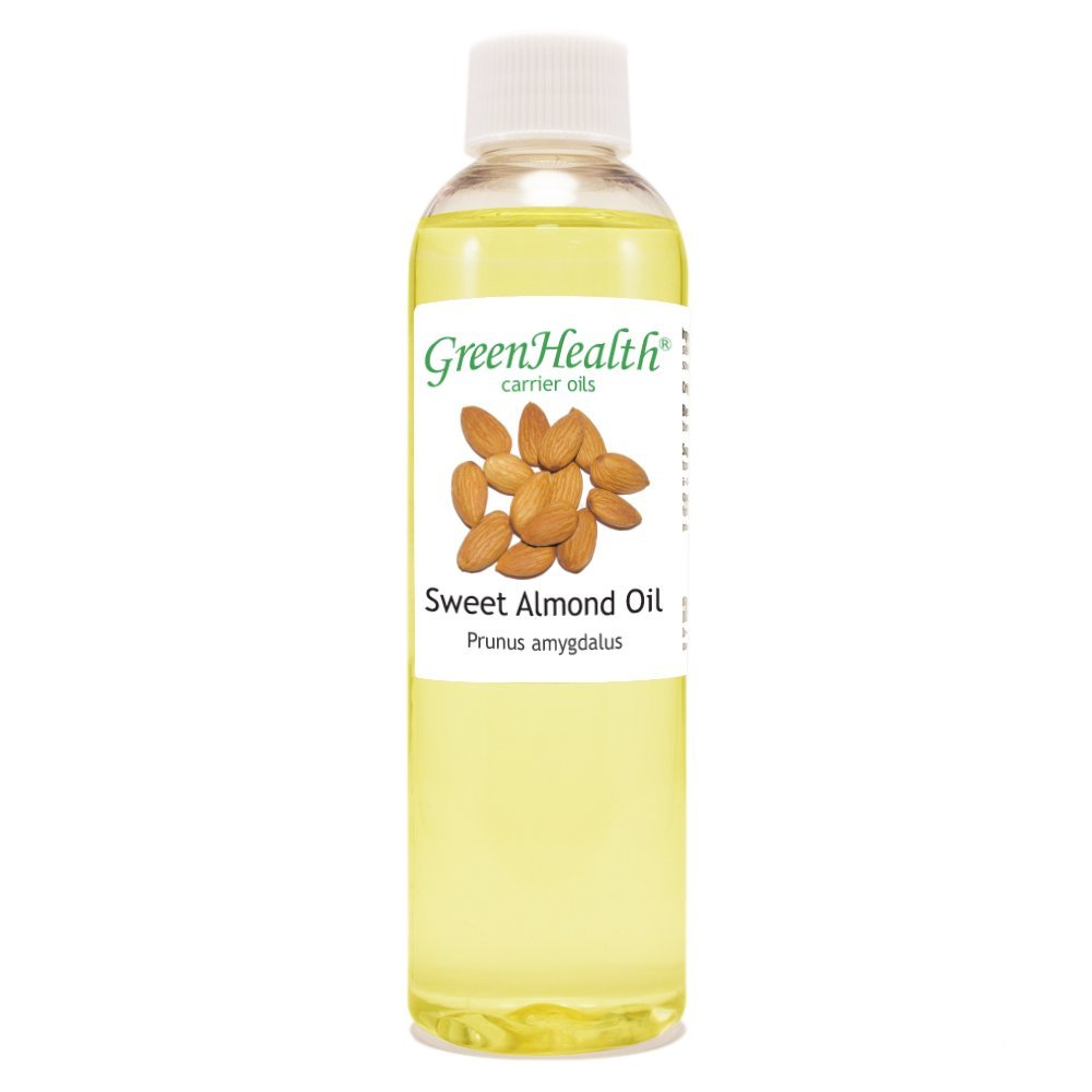 Sweet Almond Oil 4 fl oz  Cold Pressed Carrier Oil in Clear Plastic Bottle with Flat Cap  Lightweight, Non-Greasy, Ideal for Topical Use, Aromatherapy, and Formulation
