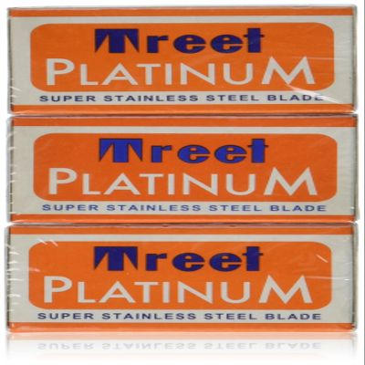 Treet Platinum Super Stainless Steel Blades - 10 pack