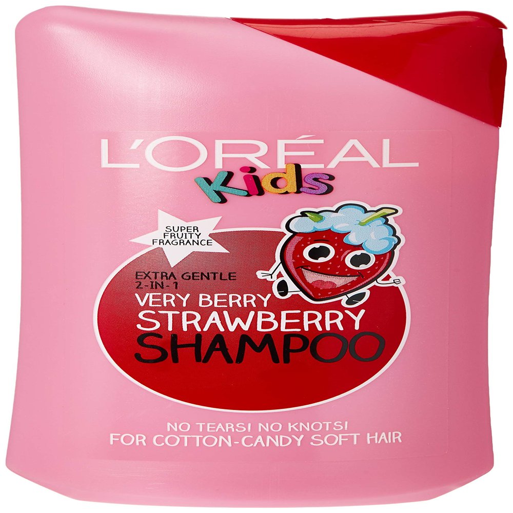 LOreal Paris Kids Extra Gentle 2in1 Shampoo - Very Berry Strawberry (250ml)