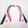 Sublimation Specialties Soccer Ribbon Scrunchie - Made in The USA, Black/Red view 1
