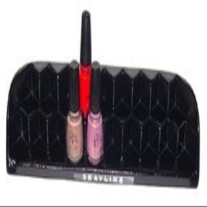 Kayline Polish Tray # Pd1 Crystal Black - Holds 19 Bottles