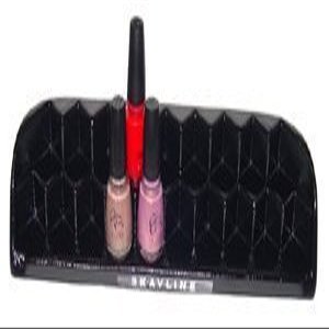 Kayline Polish Tray # Pd1 Crystal Black - Holds 19 Bottles