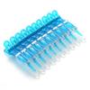 10pcs/set Multicolor Croc Clips Transparent Plastic Hairdresser Clip Hair Styling Sectioning Barrettes Non Slip Alligator Clip Salon DIY Accessories Hairpins for Women and Girls(10pcs-Blue) view 2