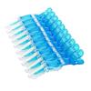 10pcs/set Multicolor Croc Clips Transparent Plastic Hairdresser Clip Hair Styling Sectioning Barrettes Non Slip Alligator Clip Salon DIY Accessories Hairpins for Women and Girls(10pcs-Blue) view 3