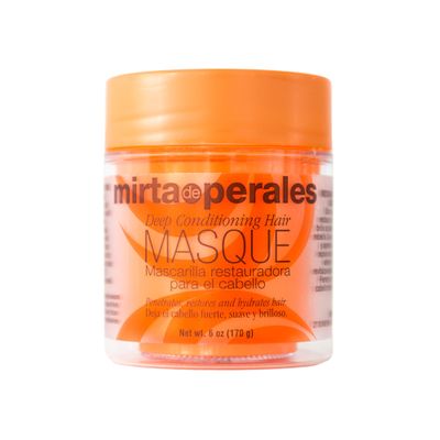 Mirta De Perales Deep Conditioning Hair Masque for Dry, Damaged & Frizz-Prone Hair | Restores Strength, Elasticity & Shine | Amino Acids & Vitamin E  Intense Hydration, Repair & Protection