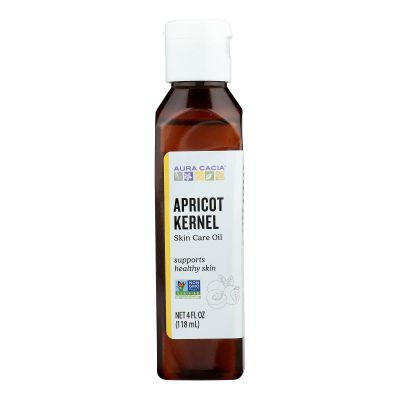Aura Cacia Natural Skin Care Oil, Rejuvenating Apricot Kernel with Vitamin E, 4 Fluid Ounce
