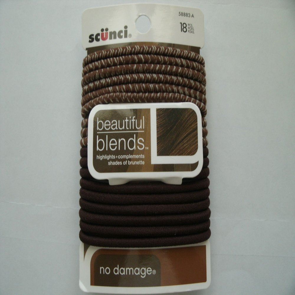 Scuncii 4MM Non Damage Elastics Brown