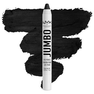 NYX PROFESSIONAL MAKEUP Jumbo Eye Pencil, Blendable Eyeshadow Stick & Eyeliner Pencil - Black Bean (Black)