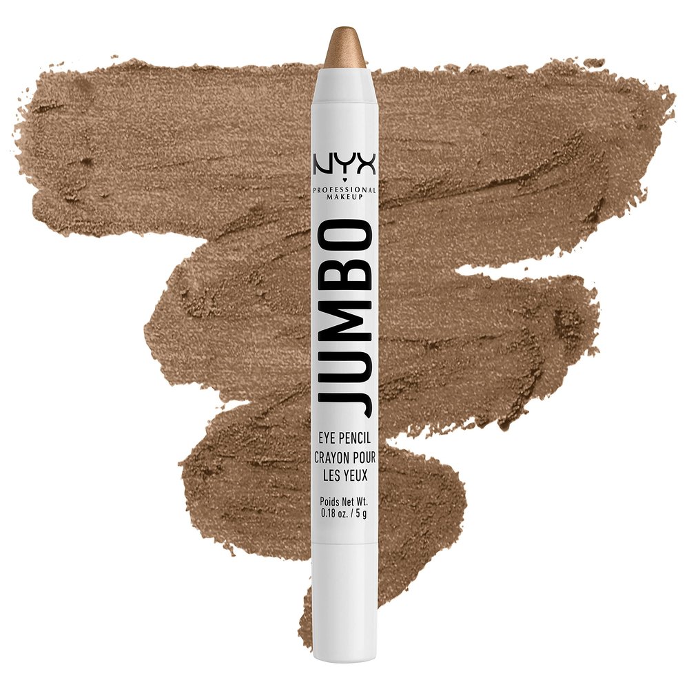 NYX PROFESSIONAL MAKEUP Jumbo Eye Pencil, Blendable Eyeshadow Stick & Eyeliner Pencil - Iced Mocha